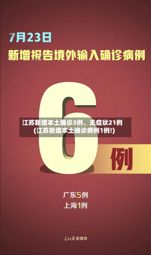 江苏新增本土确诊3例、无症状21例(江苏新增本土确诊病例1例!)-第3张图片