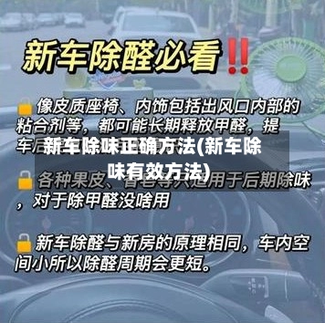 新车除味正确方法(新车除味有效方法)-第3张图片
