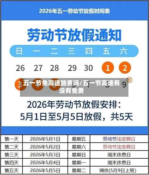 五一节免高速路费吗/五一节高速有没有免费-第2张图片