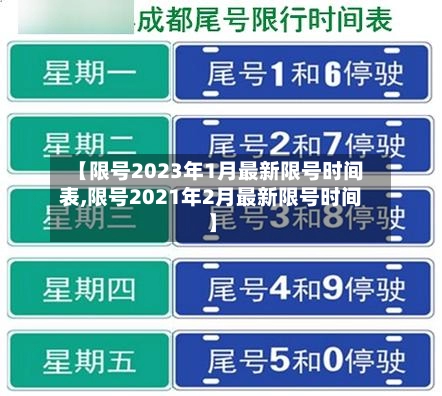 【限号2023年1月最新限号时间表,限号2021年2月最新限号时间】-第2张图片