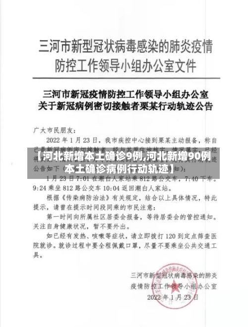 【河北新增本土确诊9例,河北新增90例本土确诊病例行动轨迹】-第2张图片
