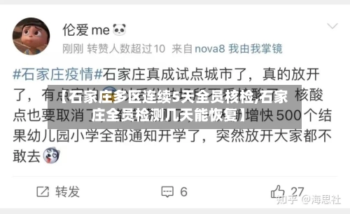 【石家庄多区连续5天全员核检,石家庄全员检测几天能恢复】-第2张图片