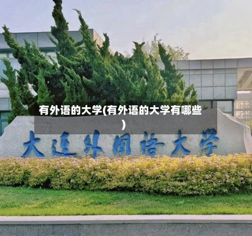 有外语的大学(有外语的大学有哪些)-第2张图片