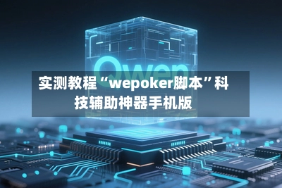 实测教程“wepoker脚本	”科技辅助神器手机版-第2张图片
