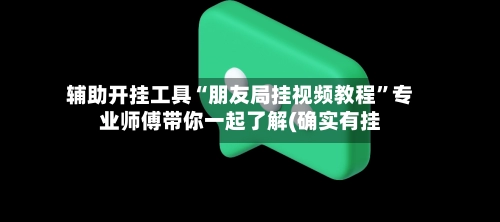 辅助开挂工具“朋友局挂视频教程”专业师傅带你一起了解(确实有挂