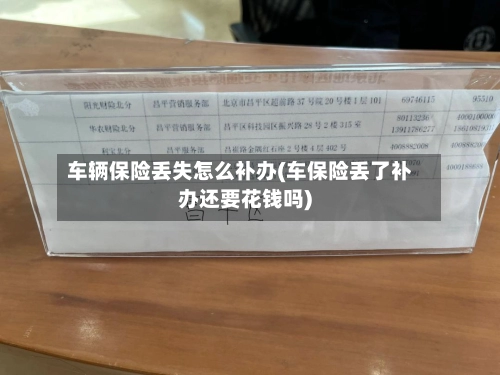 车辆保险丢失怎么补办(车保险丢了补办还要花钱吗)