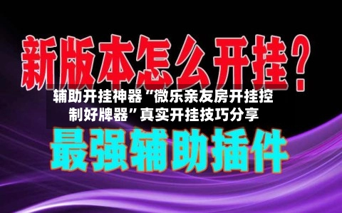 辅助开挂神器“微乐亲友房开挂控制好牌器”真实开挂技巧分享
