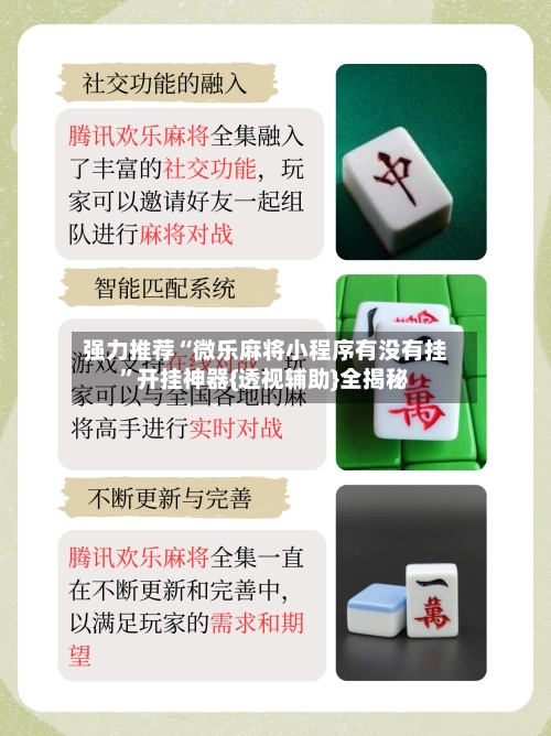 强力推荐“微乐麻将小程序有没有挂	”开挂神器{透视辅助}全揭秘-第3张图片