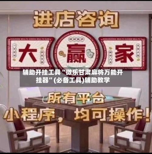 辅助开挂工具“微乐甘肃麻将万能开挂器	”(必备工具)辅助教学-第2张图片