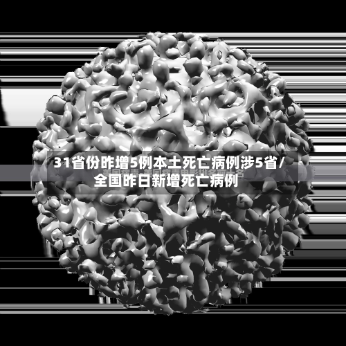 31省份昨增5例本土死亡病例涉5省/全国昨日新增死亡病例