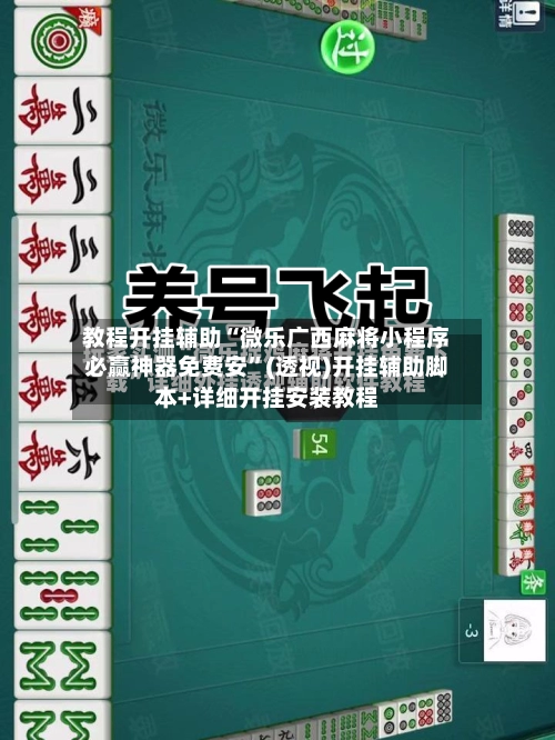 教程开挂辅助“微乐广西麻将小程序必赢神器免费安”(透视)开挂辅助脚本+详细开挂安装教程-第3张图片