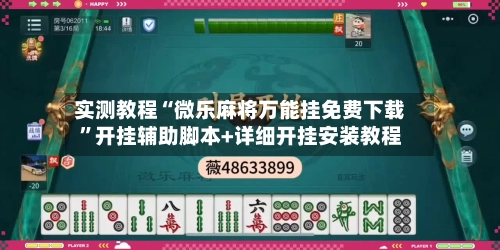 实测教程“微乐麻将万能挂免费下载”开挂辅助脚本+详细开挂安装教程-第3张图片