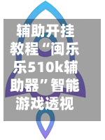 辅助开挂教程“闽乐乐510k辅助器”智能游戏透视辅助专家-第2张图片