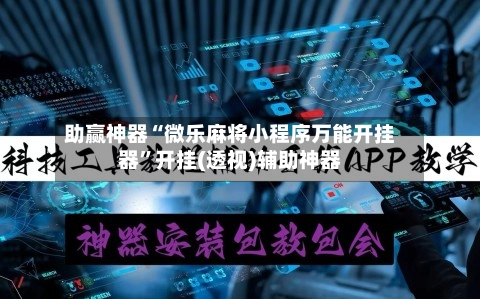 助赢神器“微乐麻将小程序万能开挂器”开挂(透视)辅助神器-第2张图片
