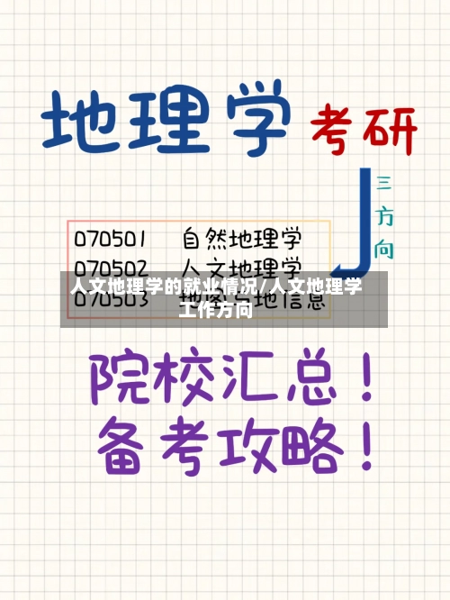 人文地理学的就业情况/人文地理学工作方向-第3张图片