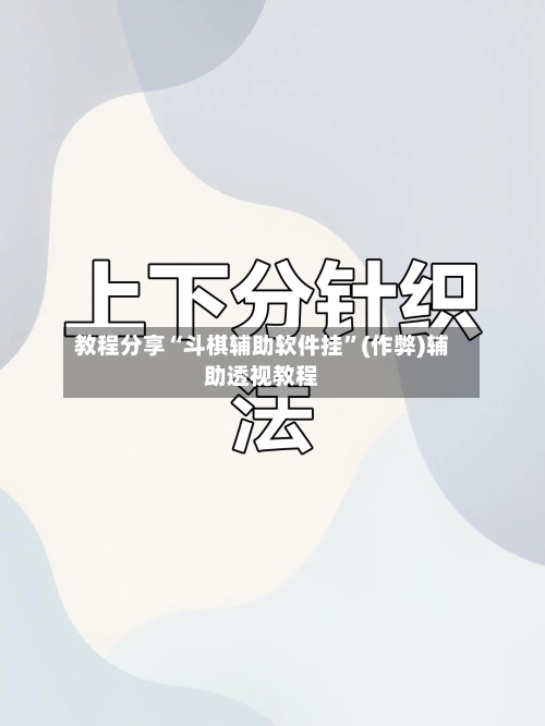 教程分享“斗棋辅助软件挂”(作弊)辅助透视教程-第2张图片
