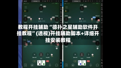 教程开挂辅助“德扑之星辅助软件开挂教程”(透视)开挂辅助脚本+详细开挂安装教程