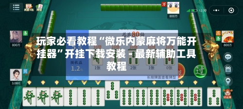 玩家必看教程“微乐内蒙麻将万能开挂器”开挂下载安装 - 最新辅助工具教程-第3张图片