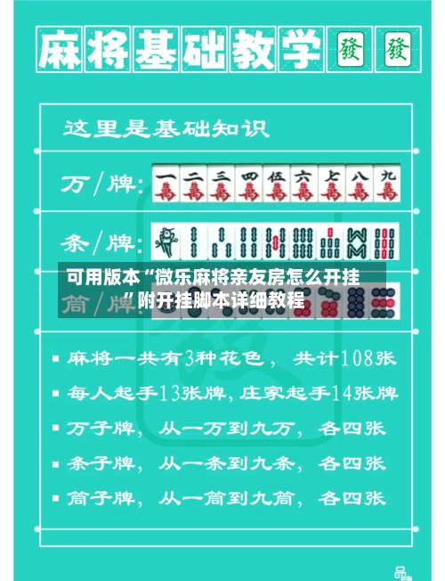 可用版本“微乐麻将亲友房怎么开挂”附开挂脚本详细教程