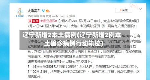 辽宁新增2本土病例(辽宁新增2例本土确诊病例行动轨迹)-第2张图片