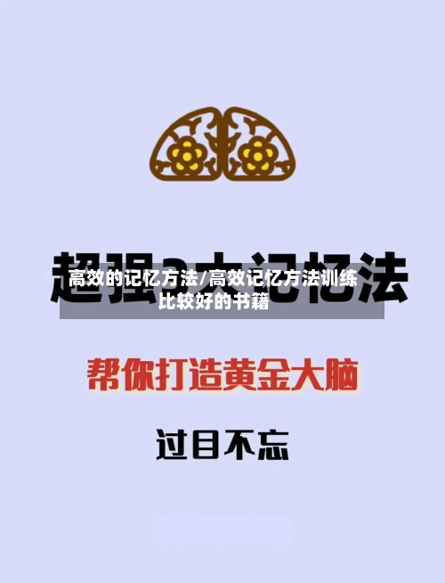 高效的记忆方法/高效记忆方法训练比较好的书籍