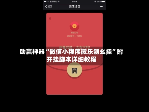 助赢神器“微信小程序微乐刨幺挂”附开挂脚本详细教程-第3张图片
