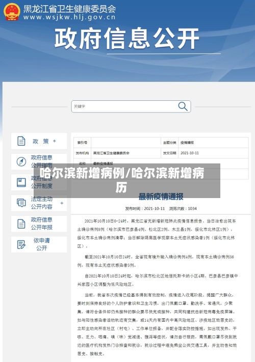哈尔滨新增病例/哈尔滨新增病历-第3张图片