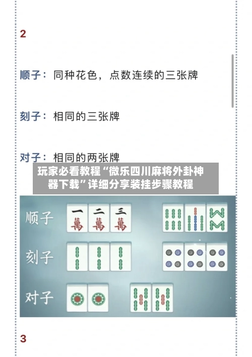 玩家必看教程“微乐四川麻将外卦神器下载”详细分享装挂步骤教程