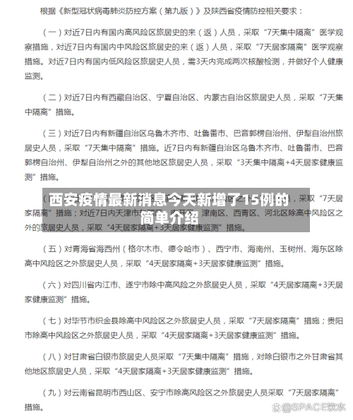 西安疫情最新消息今天新增了15例的简单介绍-第2张图片