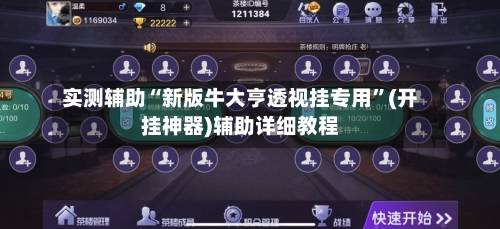 实测辅助“新版牛大亨透视挂专用	”(开挂神器)辅助详细教程-第2张图片