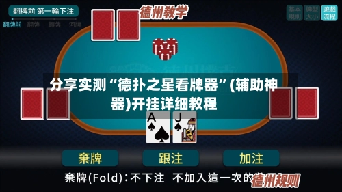分享实测“德扑之星看牌器”(辅助神器)开挂详细教程