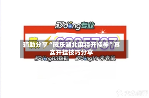 辅助分享“微乐湖北麻将开挂神	”真实开挂技巧分享-第2张图片