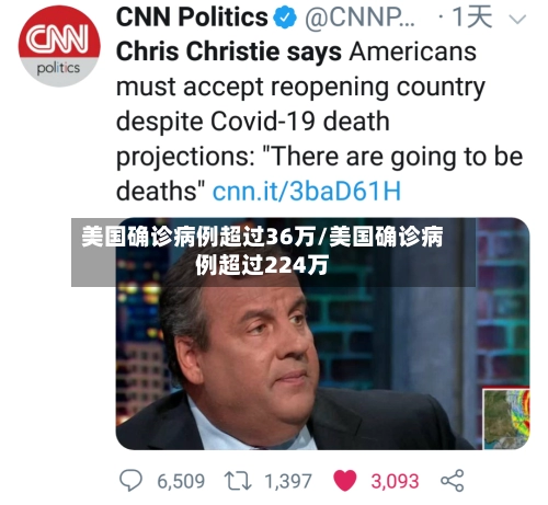 美国确诊病例超过36万/美国确诊病例超过224万