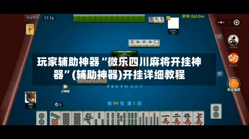 玩家辅助神器“微乐四川麻将开挂神器”(辅助神器)开挂详细教程