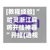 [教程经验]“哈灵浙江麻将开挂神器	”开挂(透视)辅助神器-第3张图片
