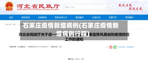 石家庄疫情新增病例(石家庄疫情新增病例行程)-第2张图片