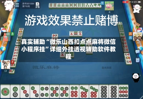 真实辅助“微乐山西扣点点麻将微信小程序挂”详细外挂透视辅助软件教程-第3张图片