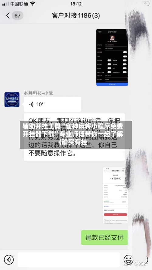 辅助开挂工具“雀神麻将小程序免费开挂器下载”专业师傅带你一起了解(确实有挂-第3张图片