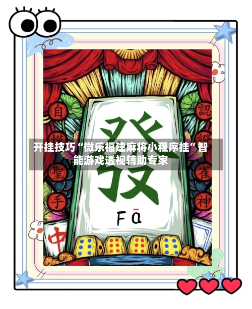 开挂技巧“微乐福建麻将小程序挂”智能游戏透视辅助专家