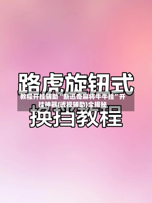 教程开挂辅助“新迅奇麻将牛牛挂”开挂神器{透视辅助}全揭秘-第3张图片