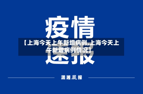 【上海今天上午新增病例,上海今天上午新增病例情况】-第2张图片