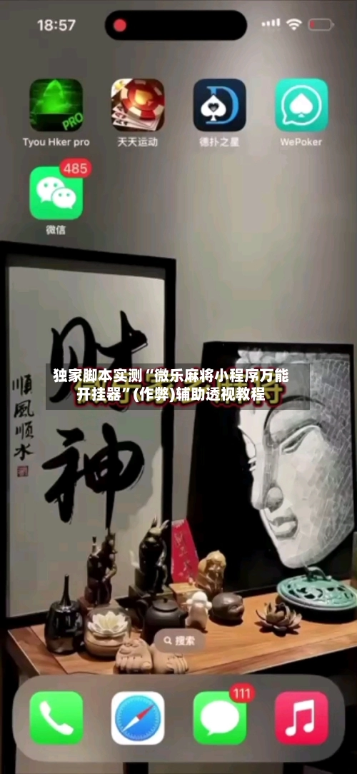 独家脚本实测“微乐麻将小程序万能开挂器”(作弊)辅助透视教程-第2张图片