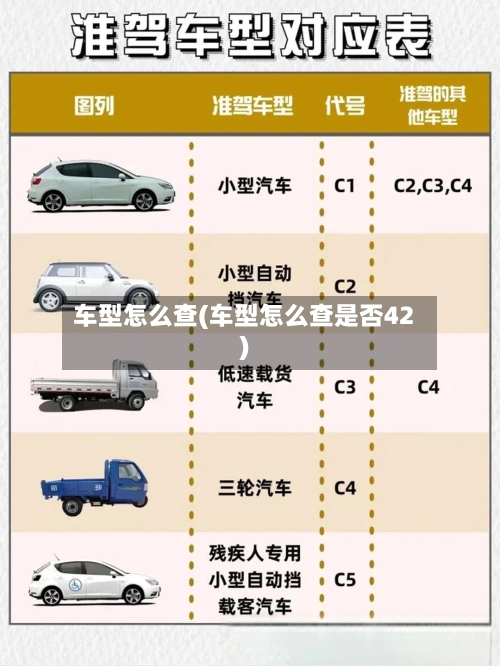 车型怎么查(车型怎么查是否42)-第3张图片