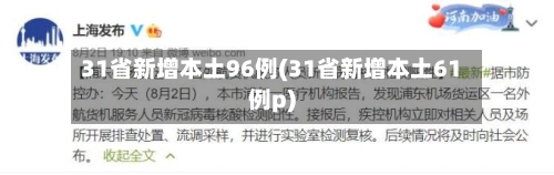 31省新增本土96例(31省新增本土61例p)-第3张图片