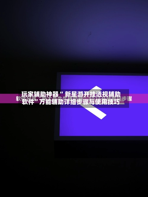玩家辅助神器“ 新星游开挂透视辅助软件”万能辅助详细步骤与使用技巧