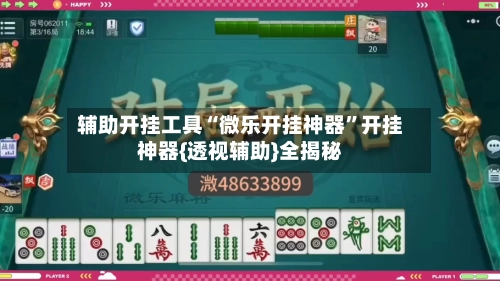 辅助开挂工具“微乐开挂神器	”开挂神器{透视辅助}全揭秘-第2张图片