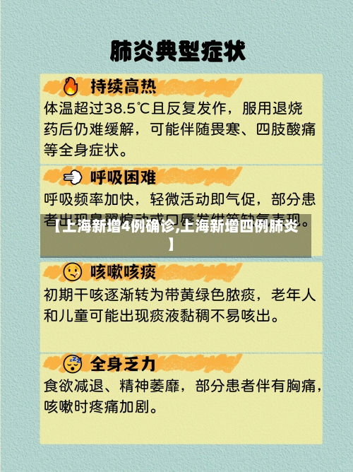 【上海新增4例确诊,上海新增四例肺炎】-第3张图片