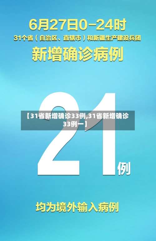 【31省新增确诊33例,31省新增确诊33例一】-第3张图片