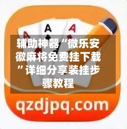 辅助神器“微乐安徽麻将免费挂下载”详细分享装挂步骤教程-第3张图片