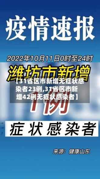 【31省区市新增无症状感染者23例,31省区市新增42例无症状感染者】-第3张图片